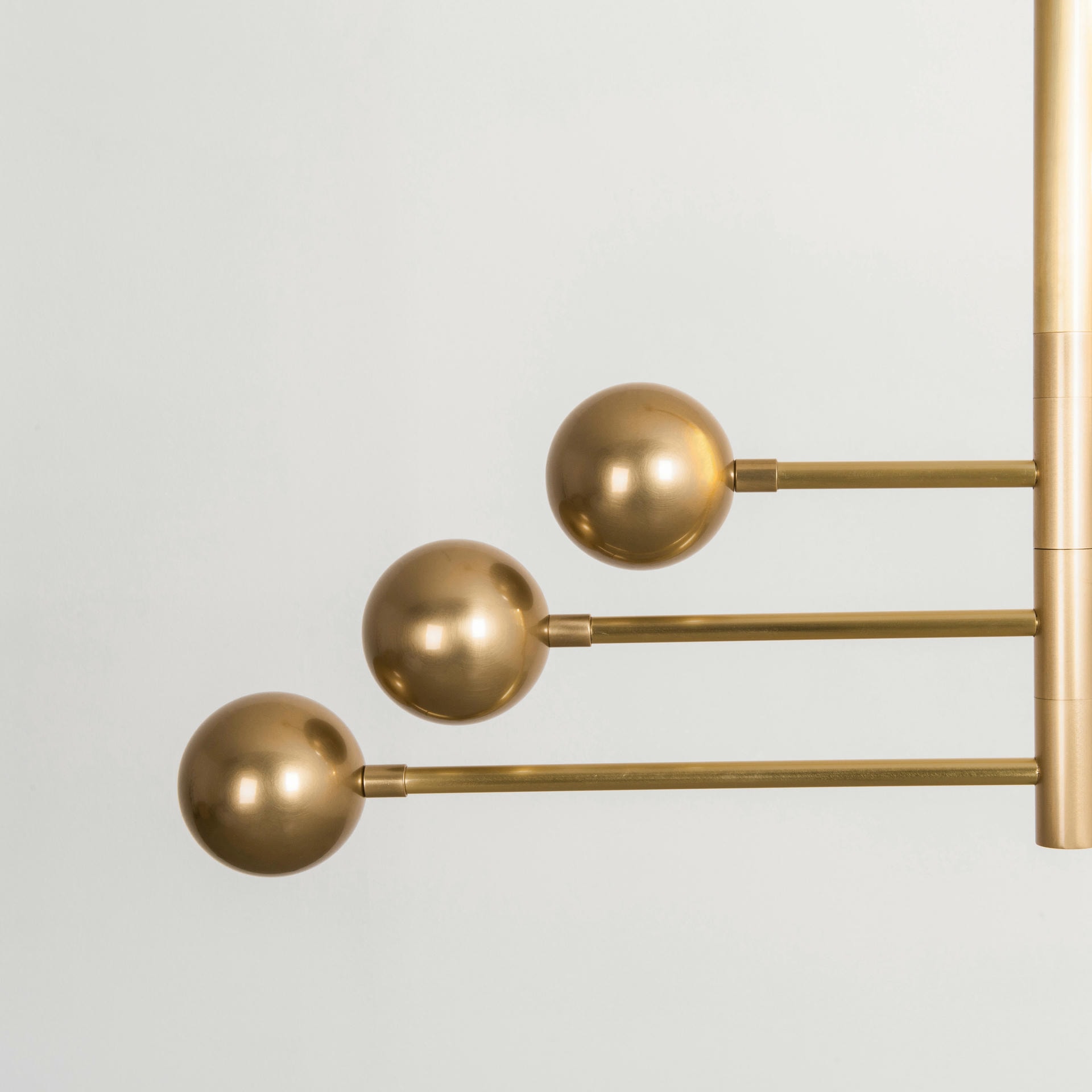 Universe Brass Chandelier by Schwung 3