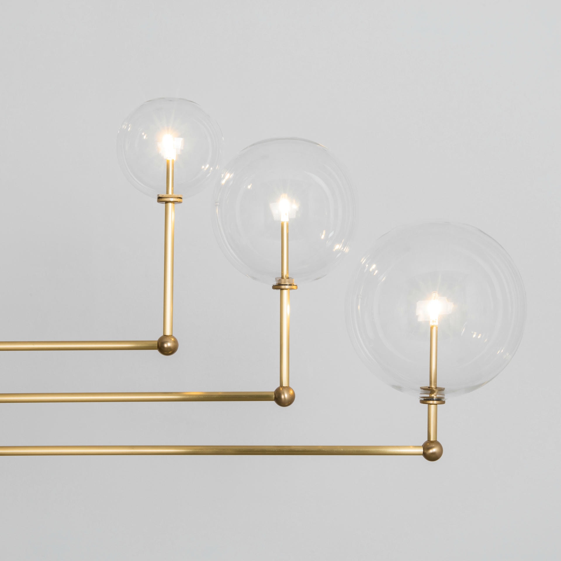 Universe Brass Chandelier by Schwung 5