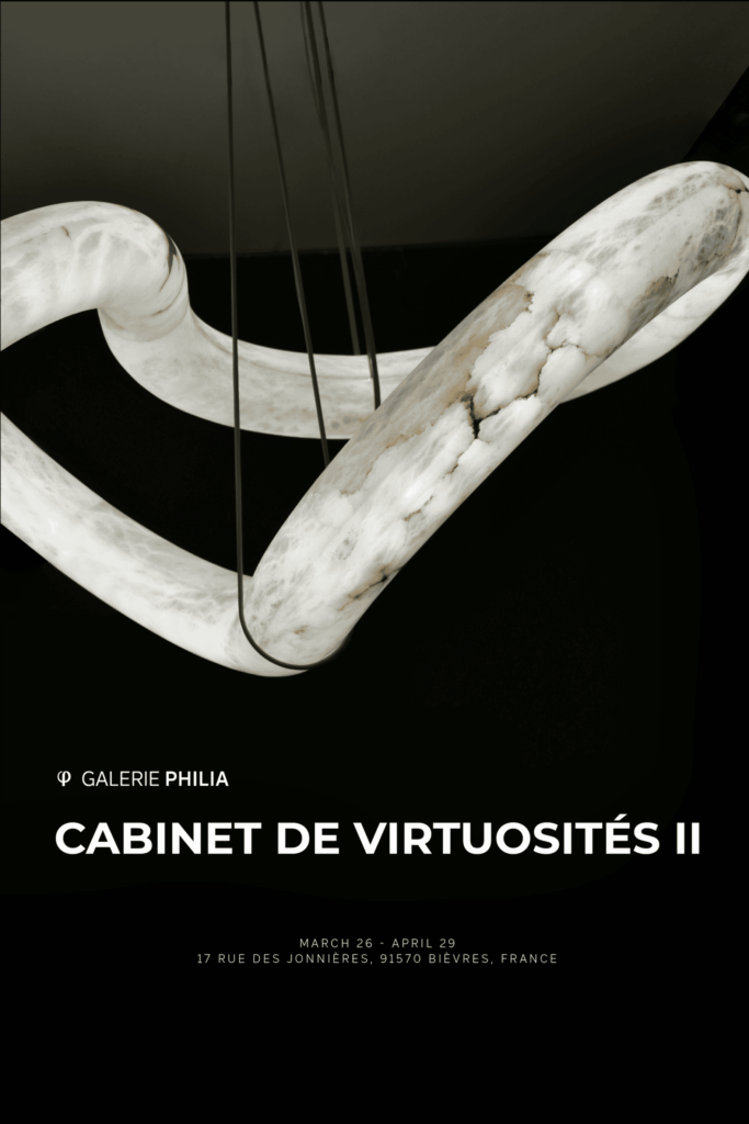 poster galerie philia cabinet de virtuosités II paris