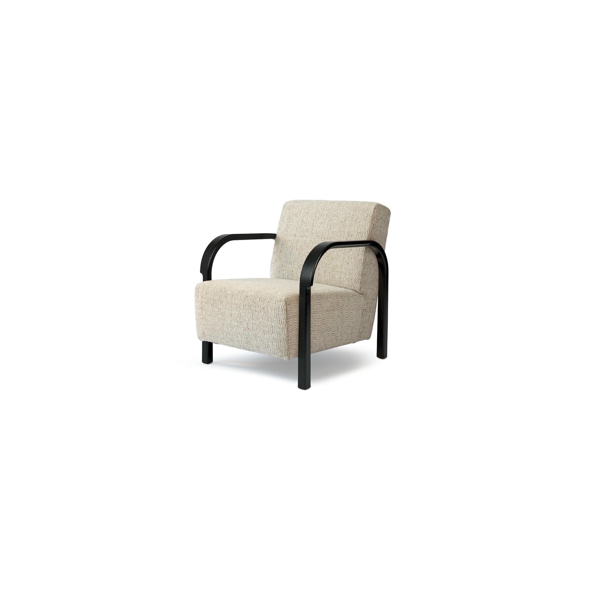 ARCH Lounge Chair in Oak and Sheepskin Upholstery by Mazo Design 3