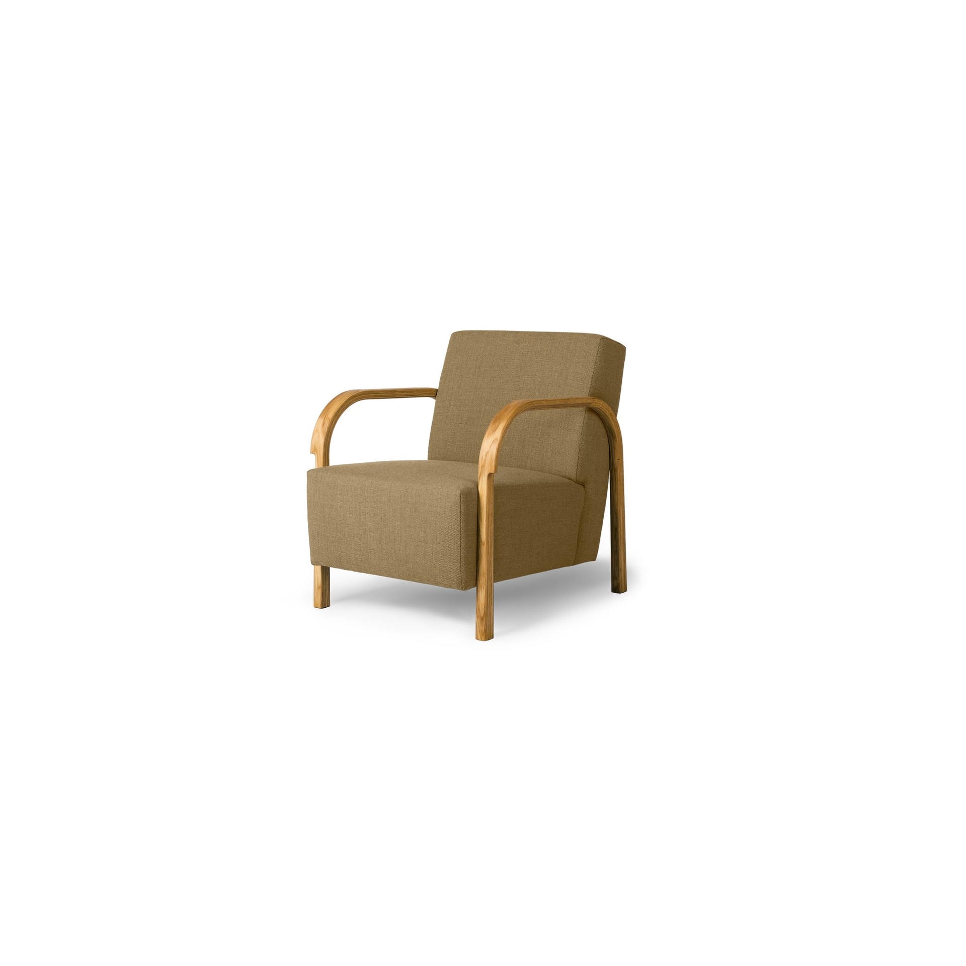 ARCH Lounge Chair in Oak and Sheepskin Upholstery by Mazo Design 5