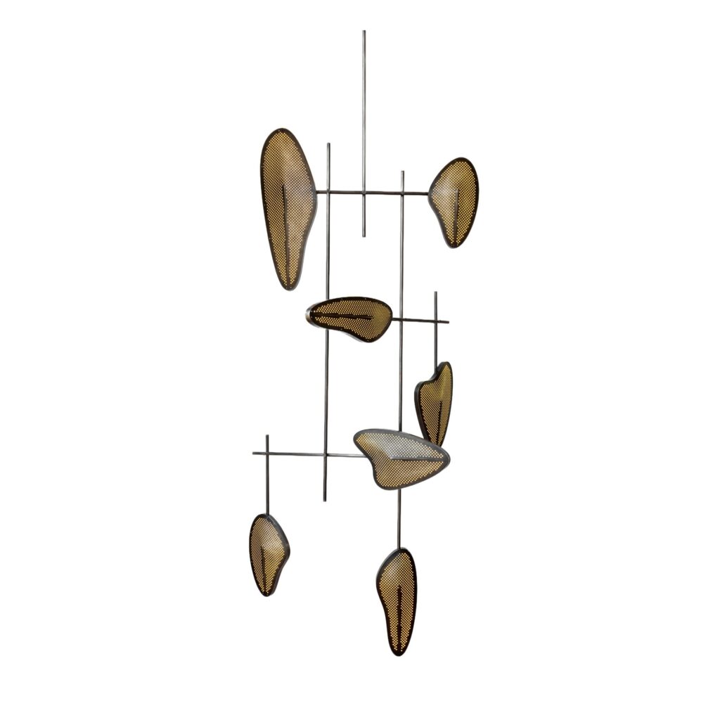 Candelera 04 Hanging Lamp Steel by Federico Stefanovich 1