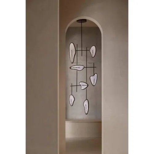 Candelera 04 Hanging Lamp Steel by Federico Stefanovich - PHILIA