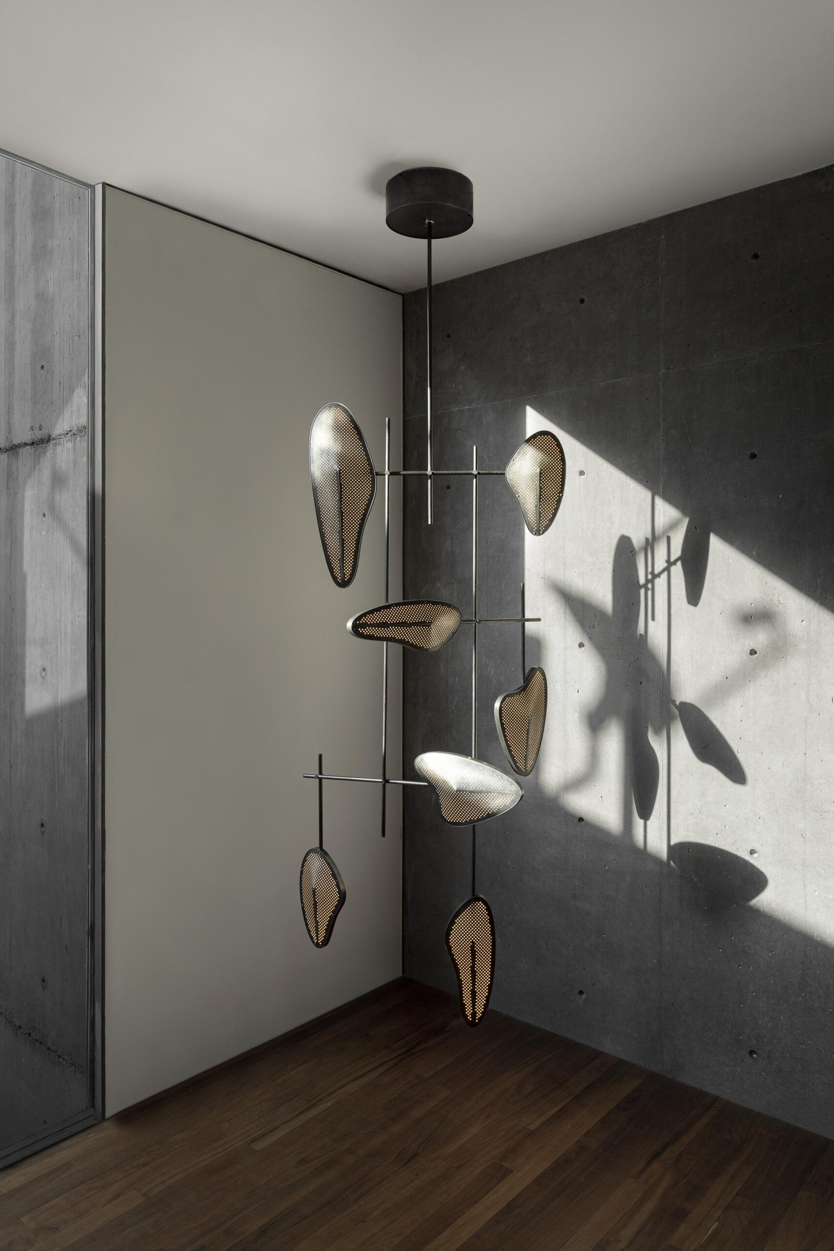 Candelera 04 Hanging Lamp Steel by Federico Stefanovich 7