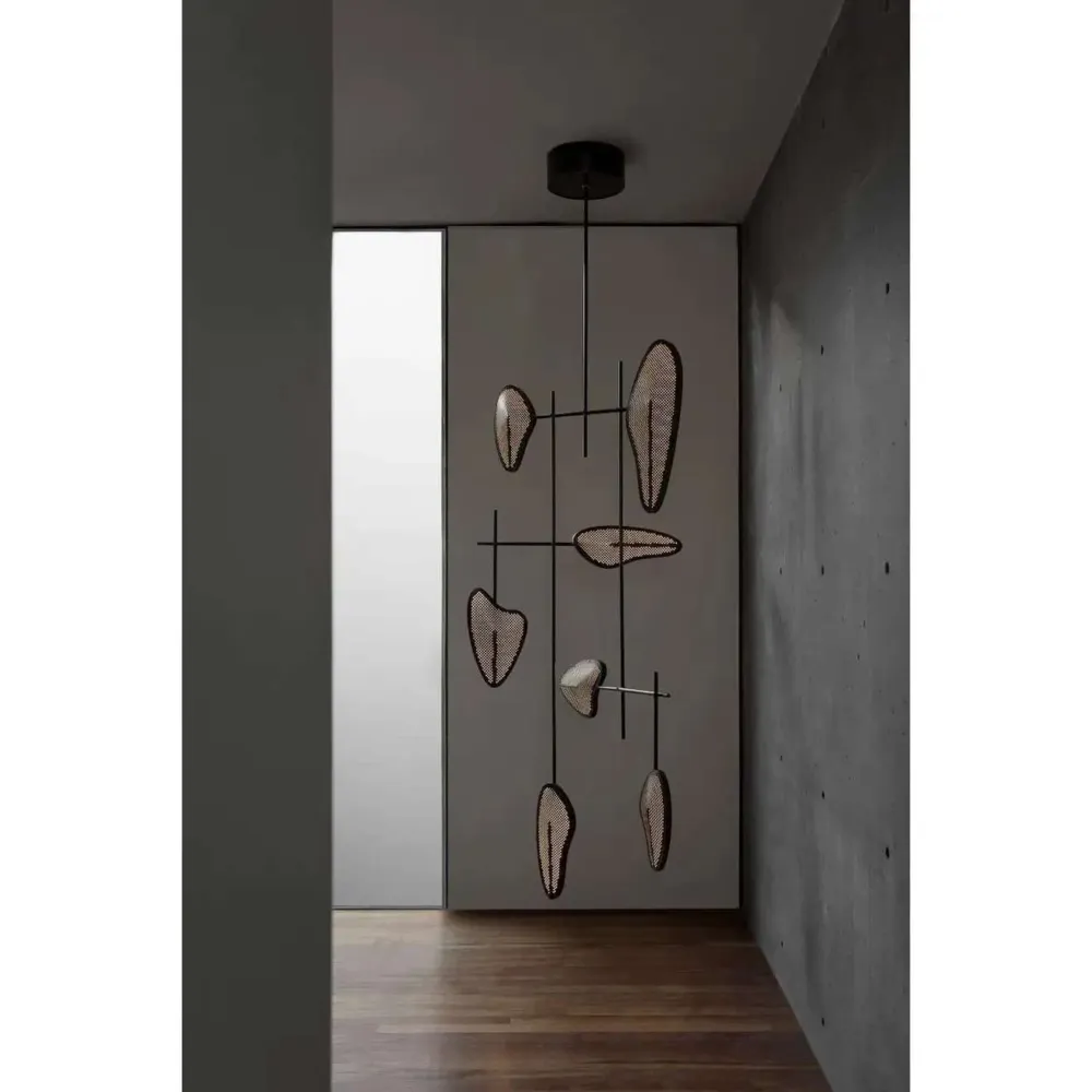 Candelera 04 Hanging Lamp Steel by Federico Stefanovich - PHILIA