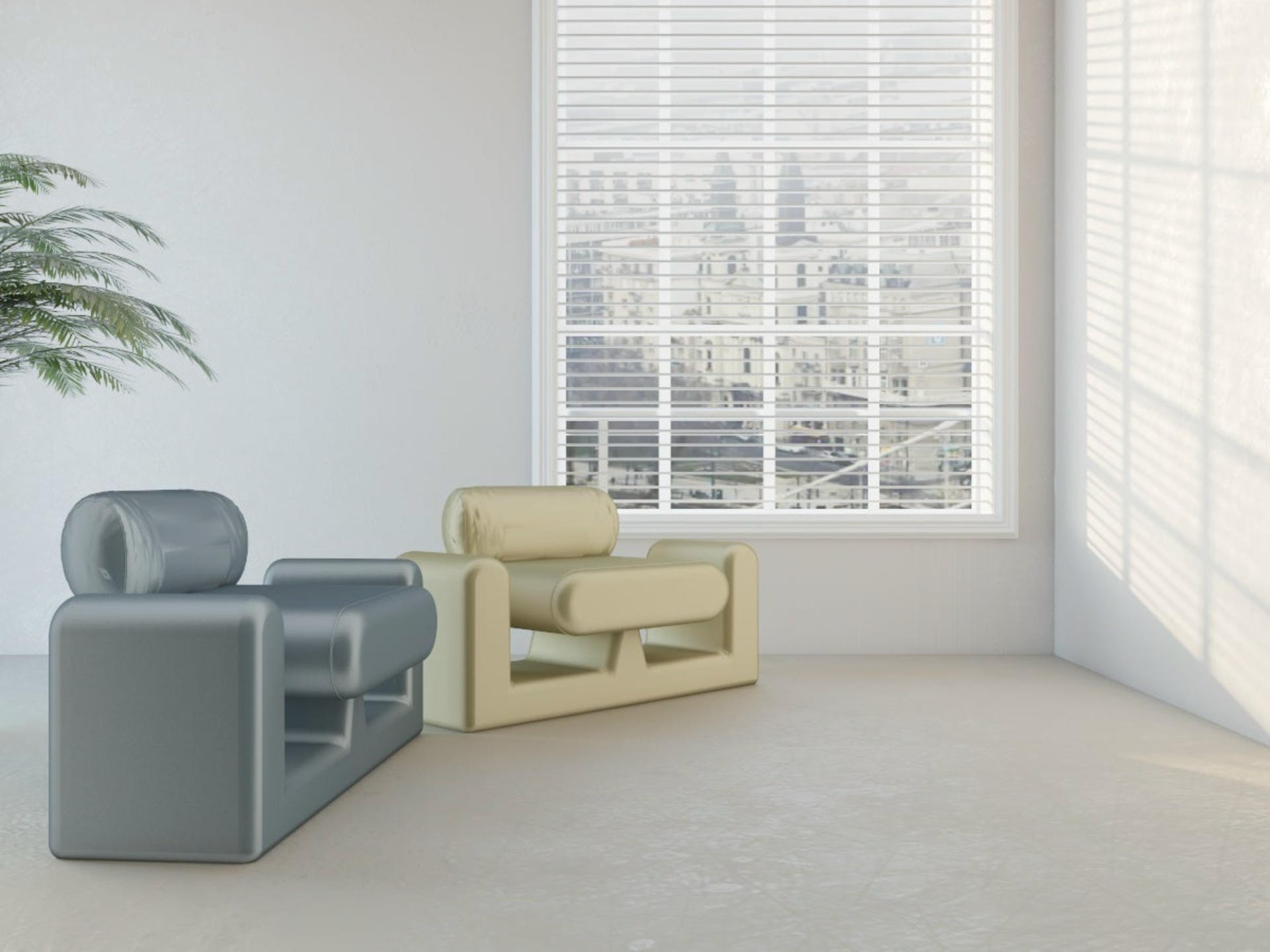 Hug White Chair by Rejo Studio 7