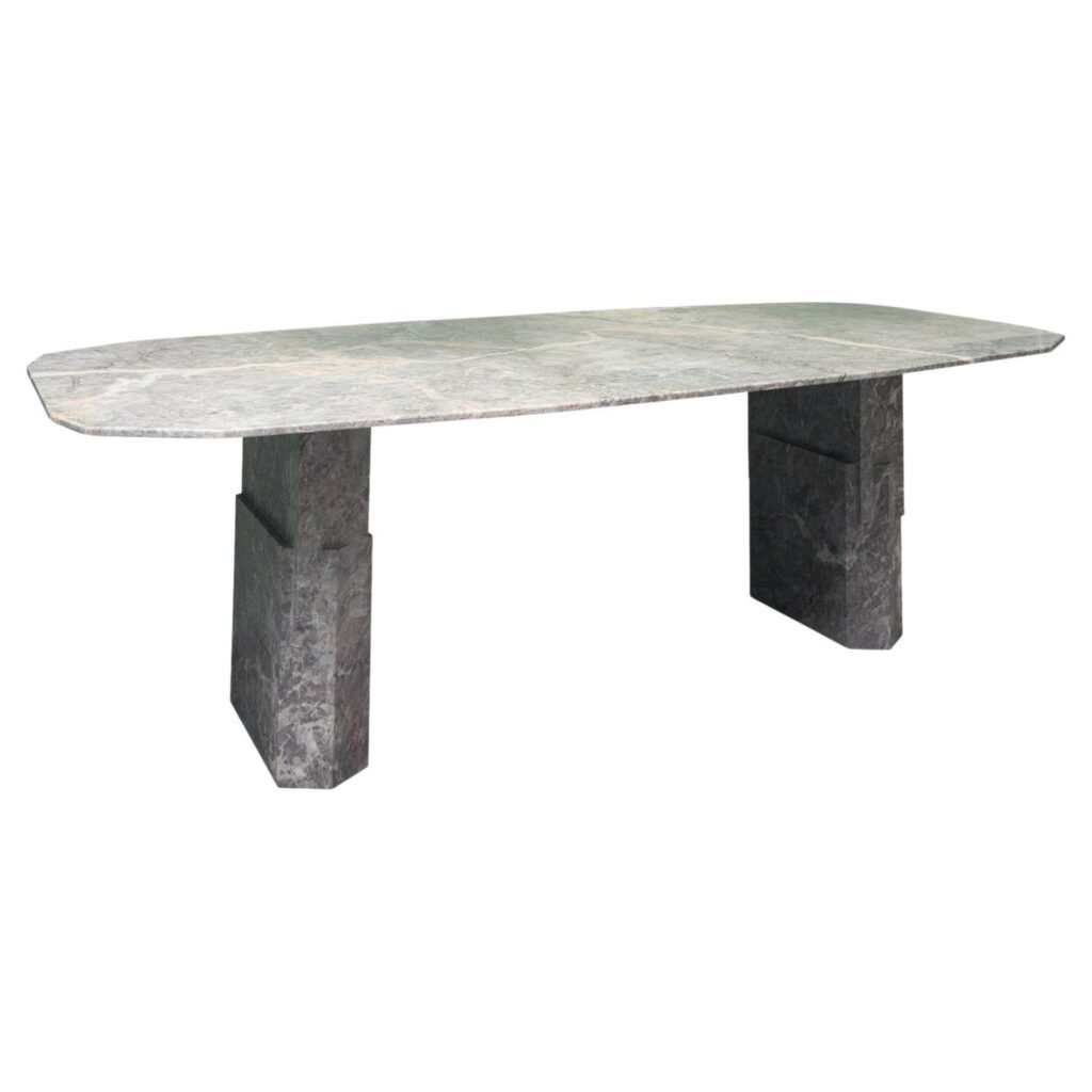 Marble Dorik Dining Table by Oeuffice 1