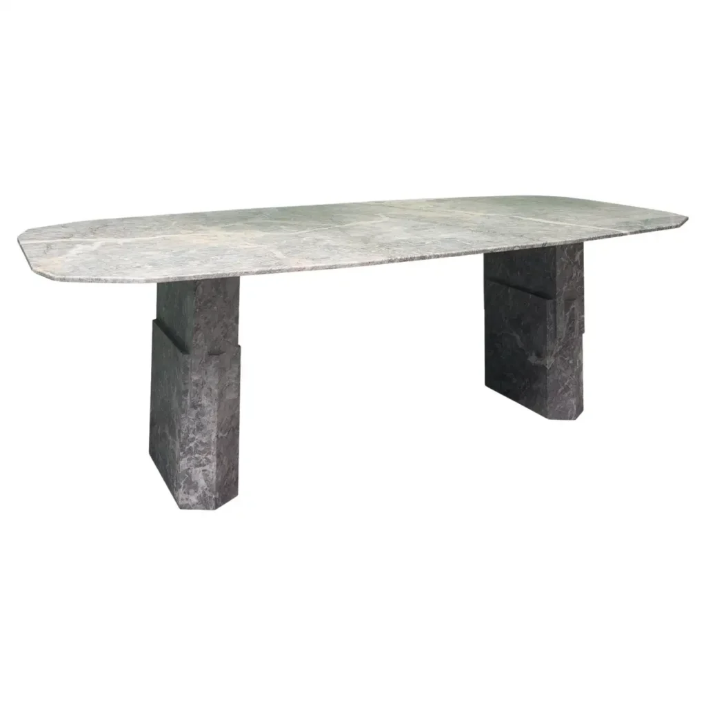 Marble Dorik Dining Table by Oeuffice 1