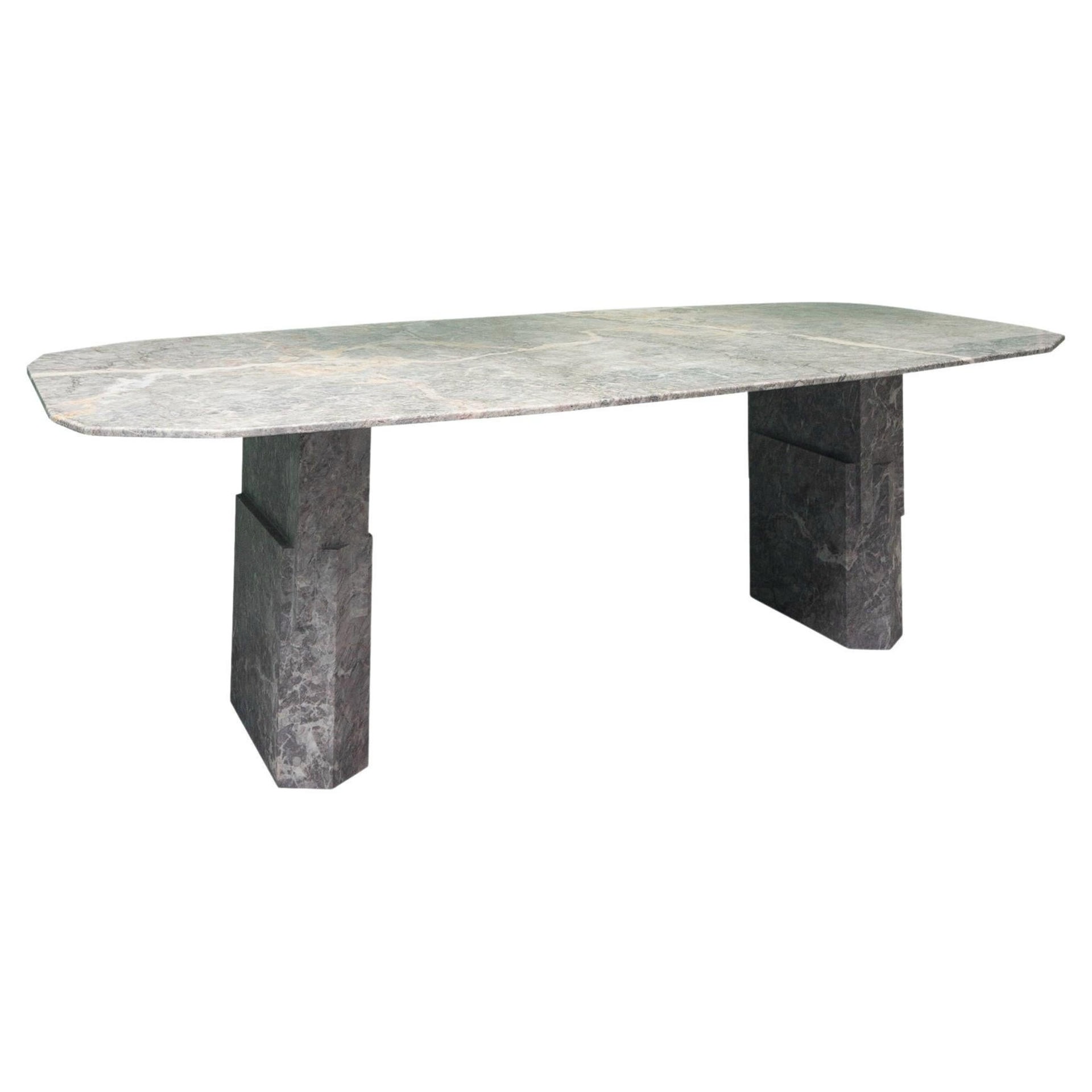 Marble Dorik Dining Table by Oeuffice 1