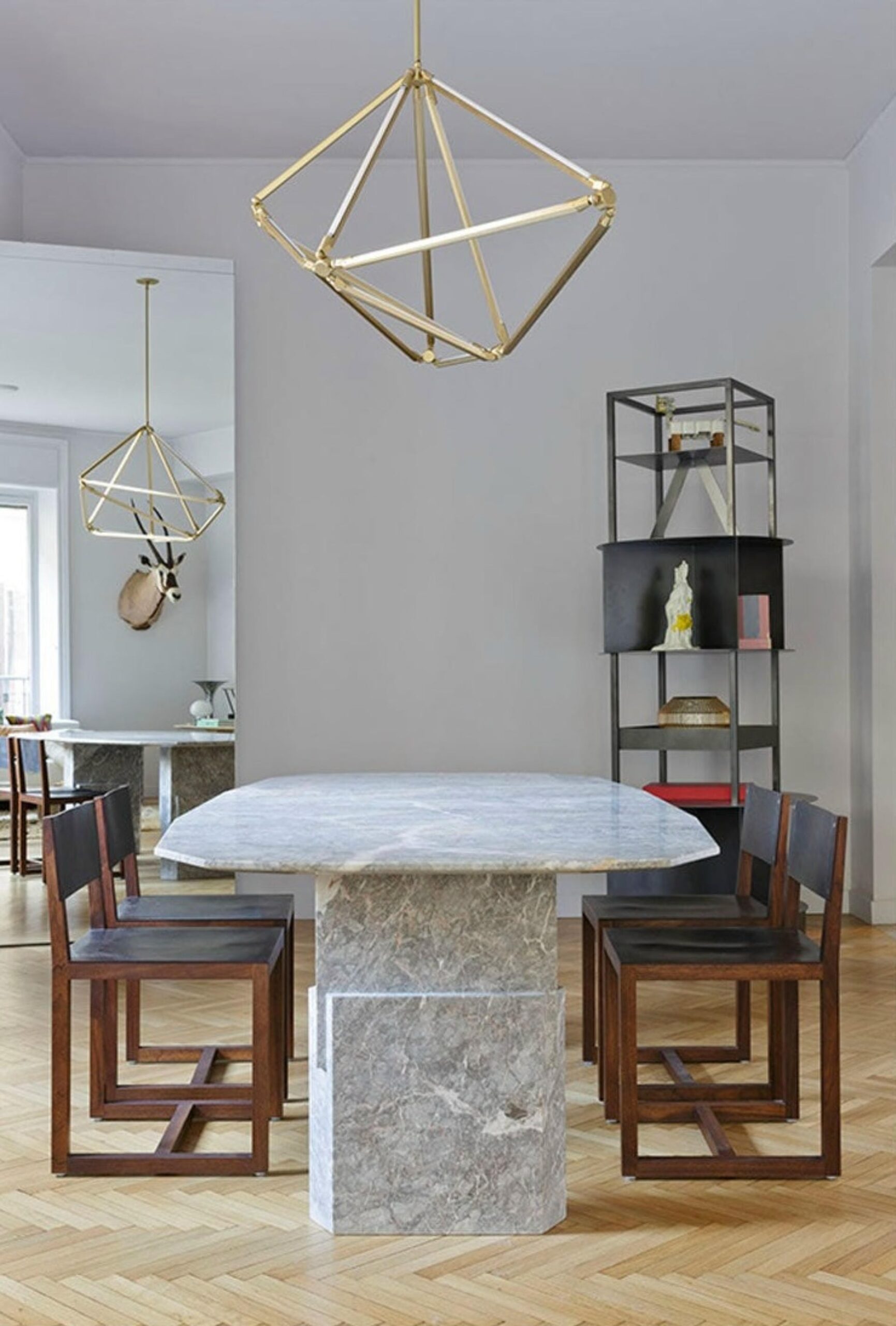 Marble Dorik Dining Table by Oeuffice 6