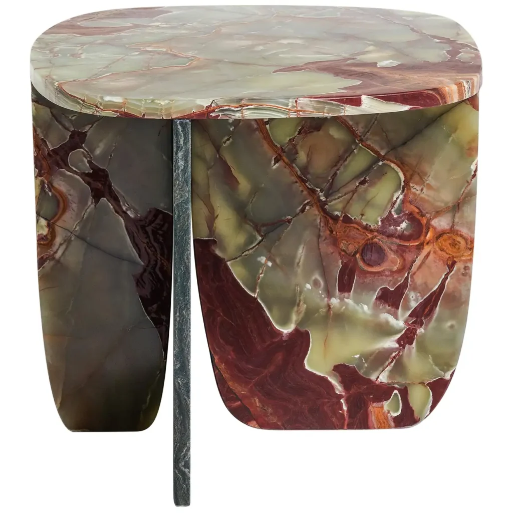 Red Green Onyx Coffee Table by OS and OOS 1