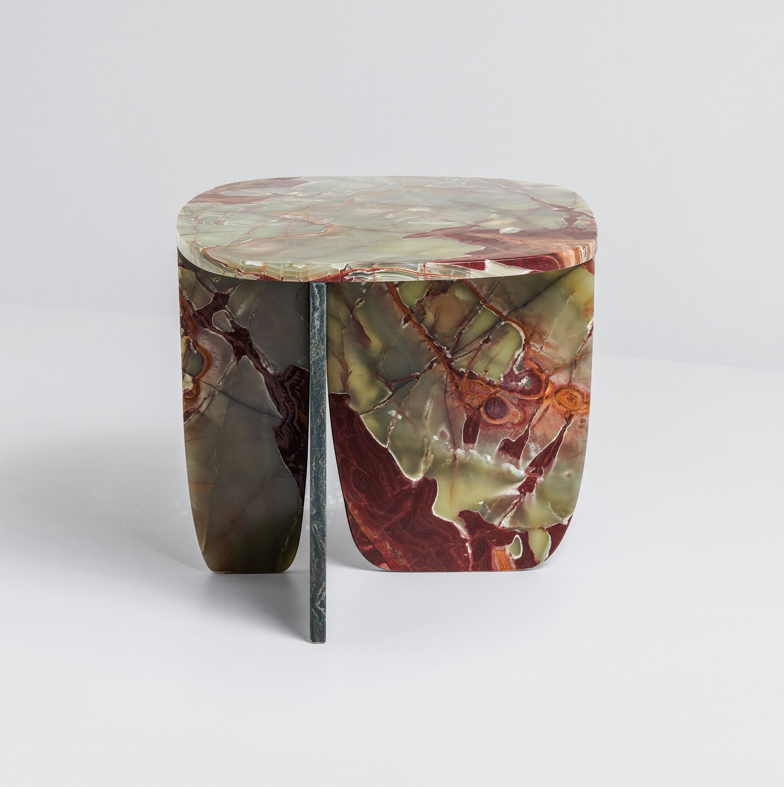 Red Green Onyx Coffee Table by OS and OOS 2