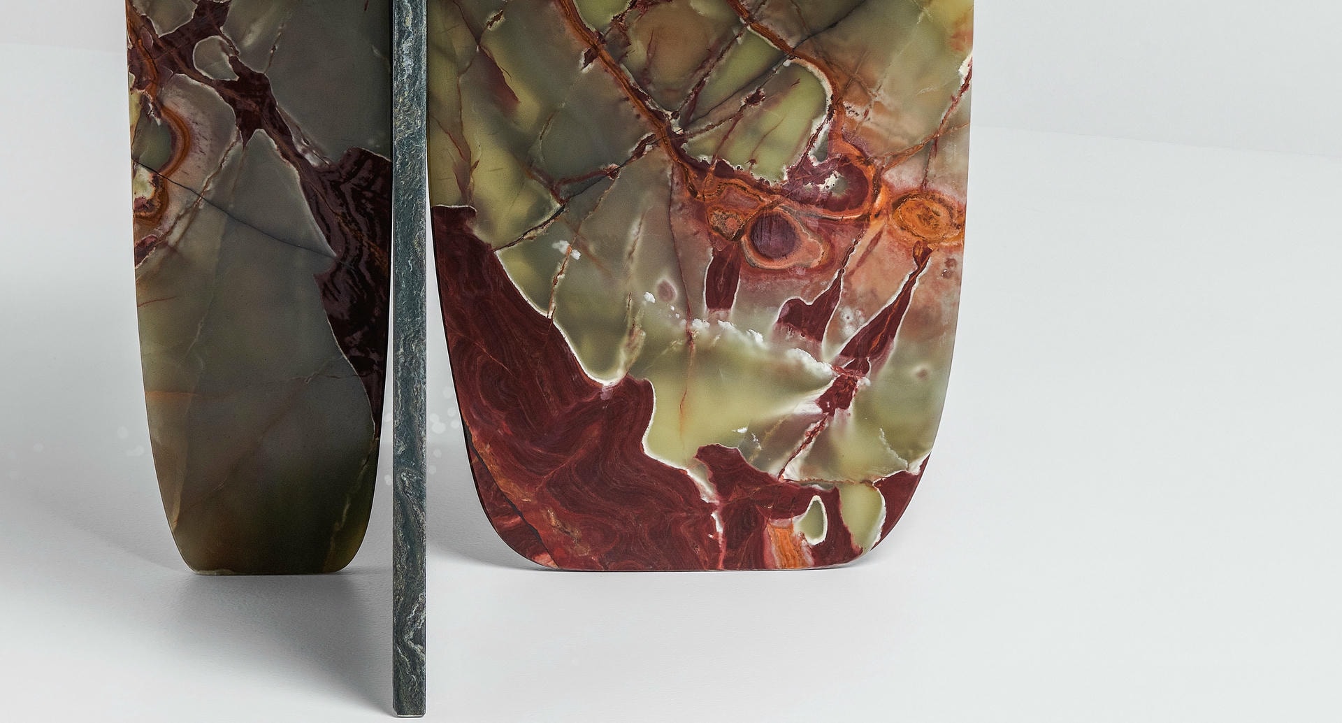 Red Green Onyx Coffee Table by OS and OOS 4