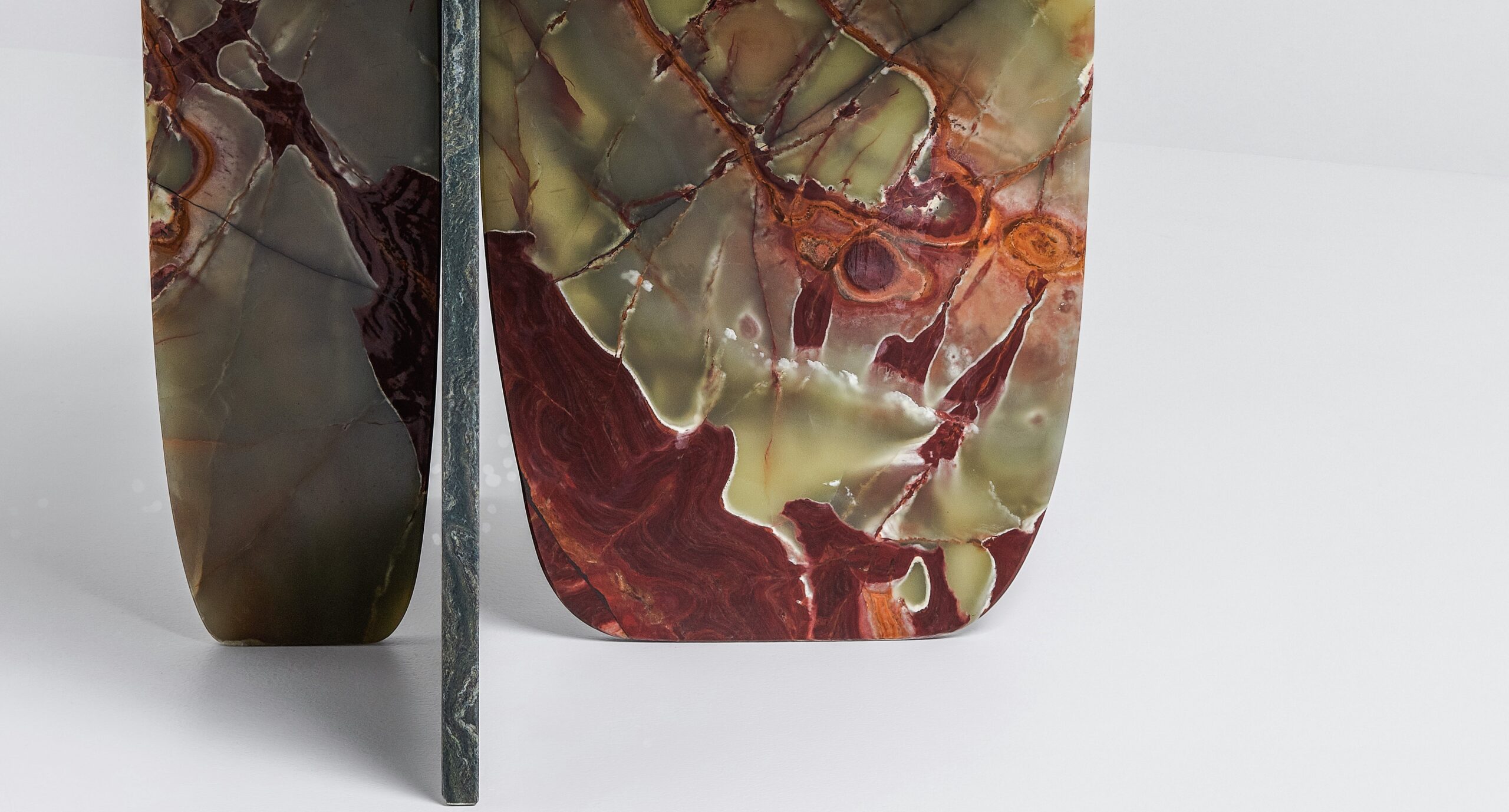 Red Green Onyx Coffee Table by OS and OOS 4