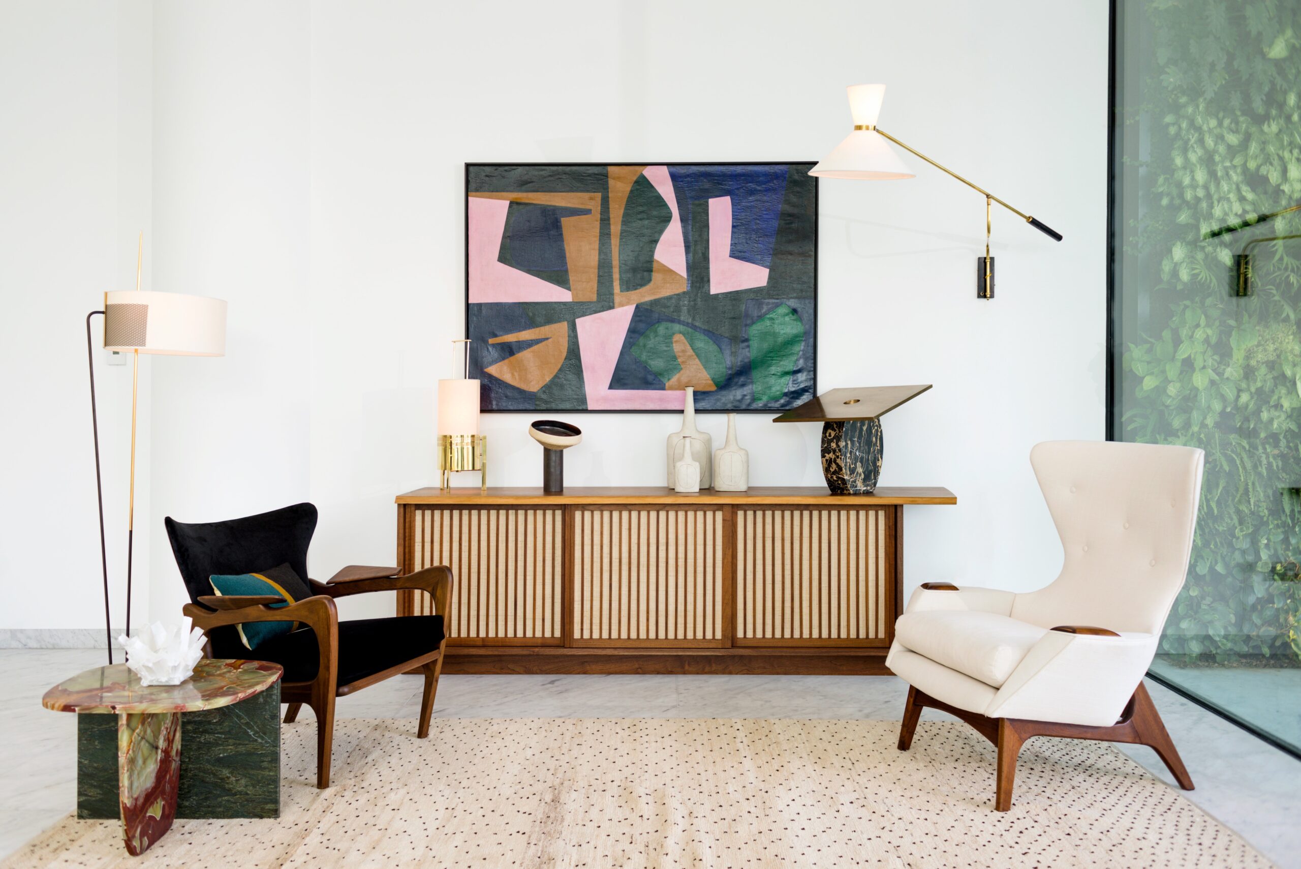 Red Green Onyx Coffee Table by OS and OOS 7