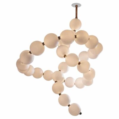 Voltige de Perles Chandelier by Ludovic Clément D’armont