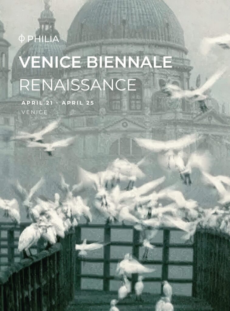 poster galerie philia venice biennale renaissance