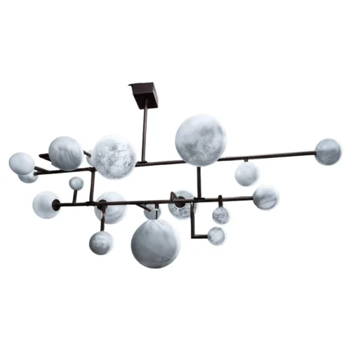 Balanced Planets Chandelier by Ludovic Clement darmont 1