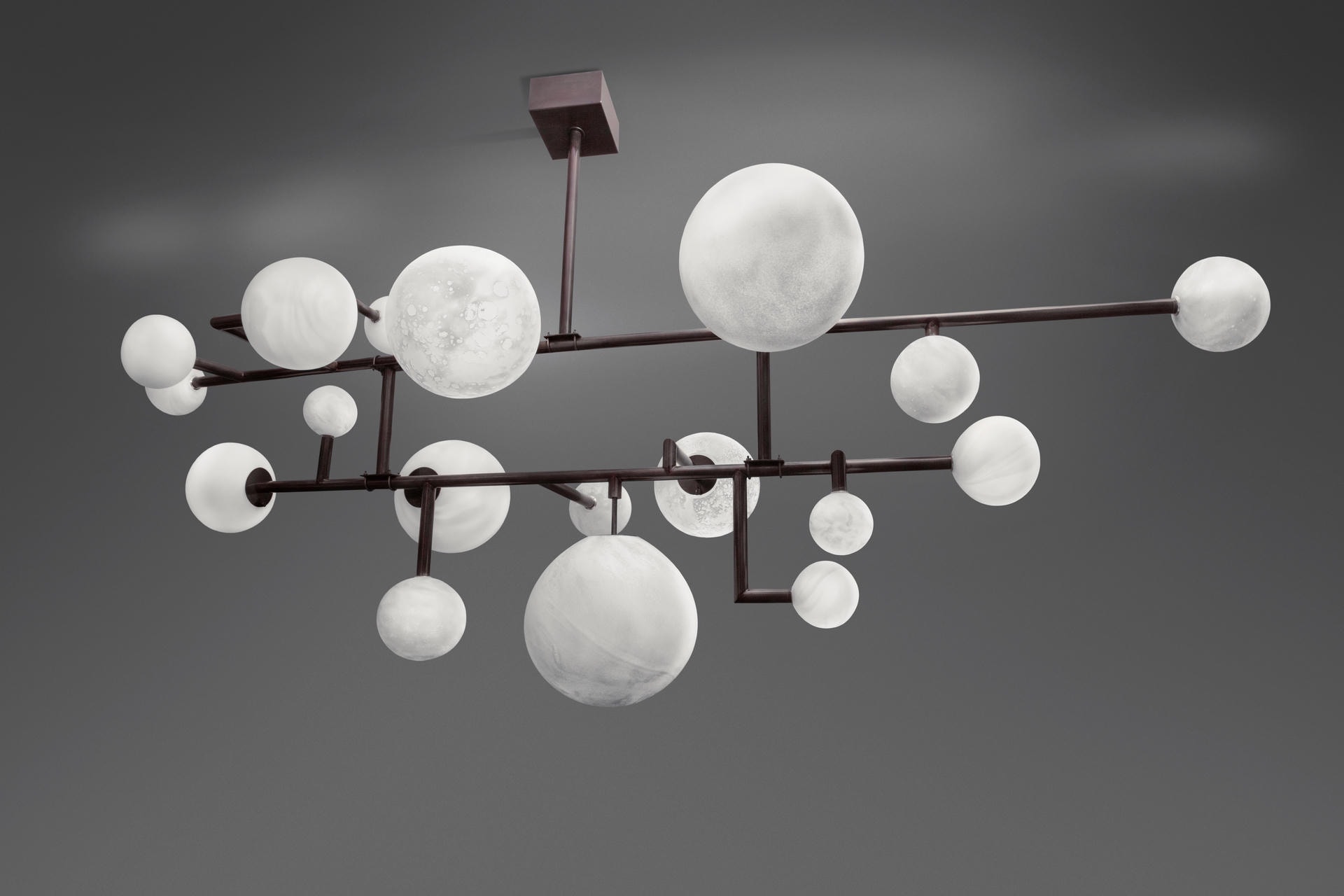 Balanced Planets Chandelier by Ludovic Clément d'armont 3