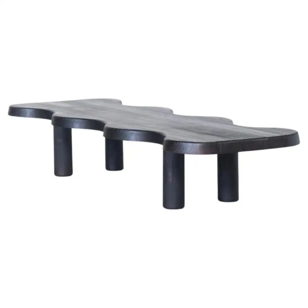 Black Crocodile Low Table by Atelier Thomas Serruys 1