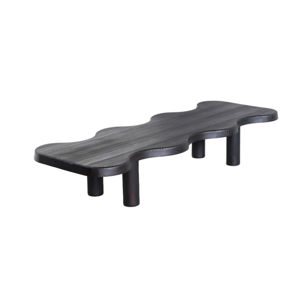 Black Crocodile Low Table by Atelier Thomas Serruys 1