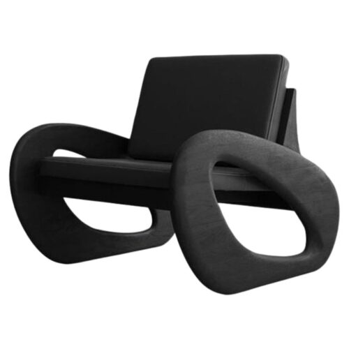 Black XVII Sherman Lounge Chair by Arturo Verรกstegui 1