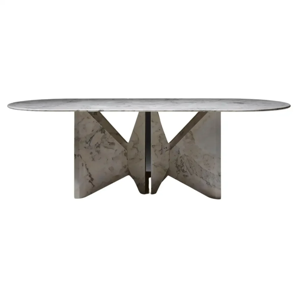 Lamina Marble Dining Table Hannes Peer 1
