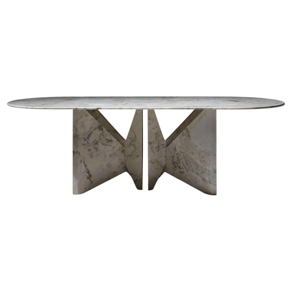 Lamina Marble Dining Table by Hannes Peer 1