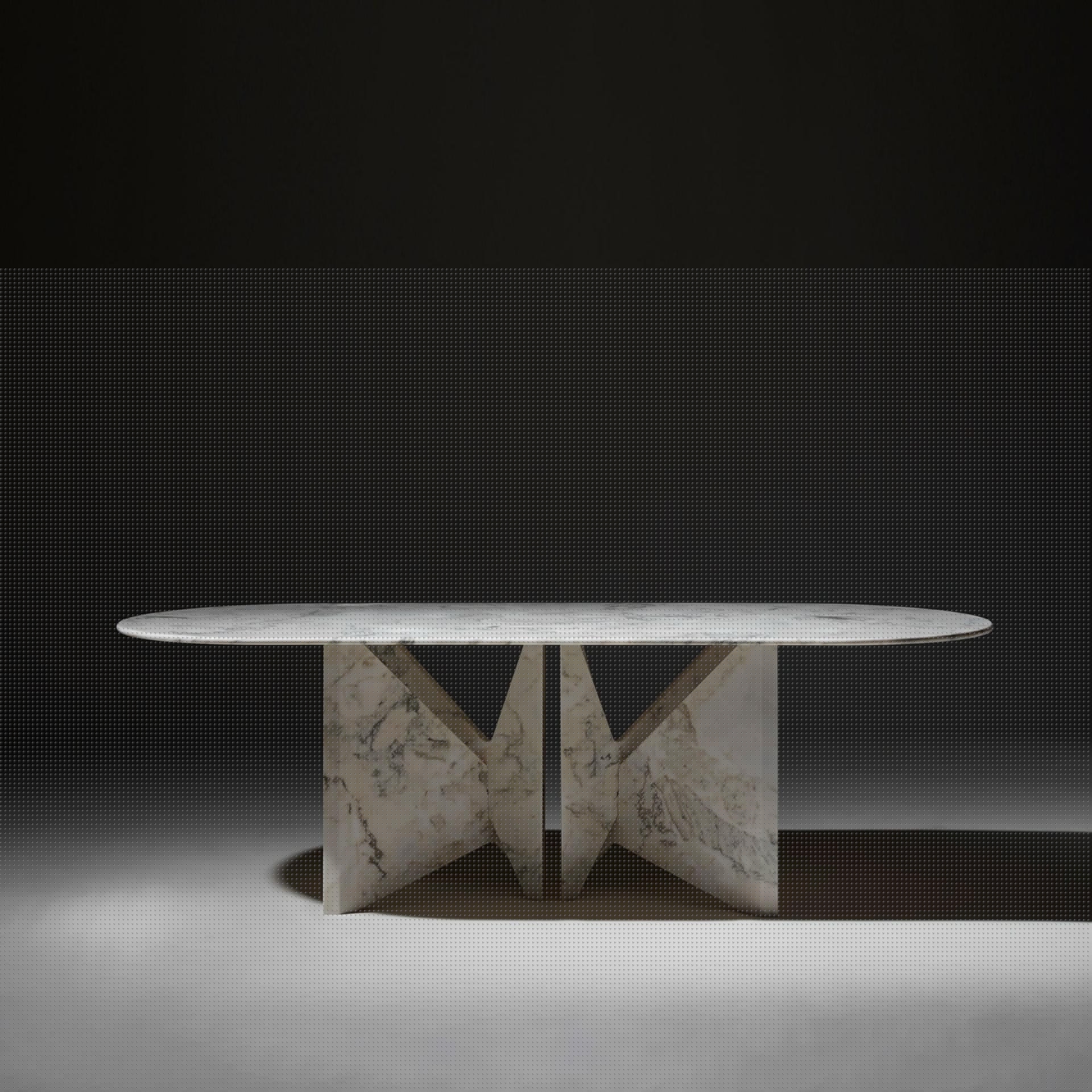 Lamina Marble Dining Table by Hannes Peer 2