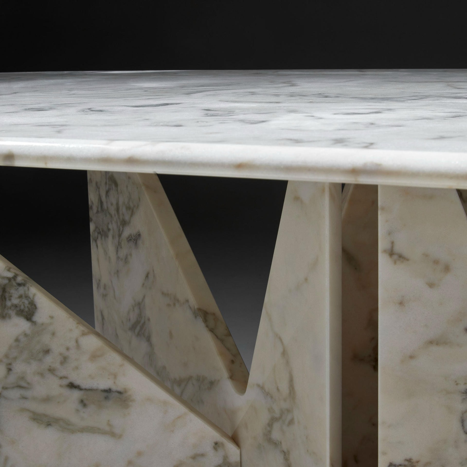 Lamina Marble Dining Table by Hannes Peer 3