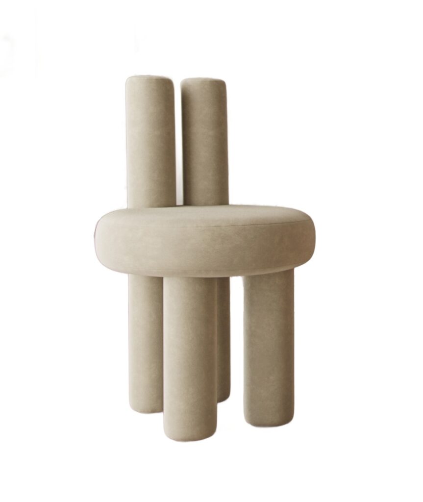 Misty Beige Salvador Chair by Nelson Araujo 1