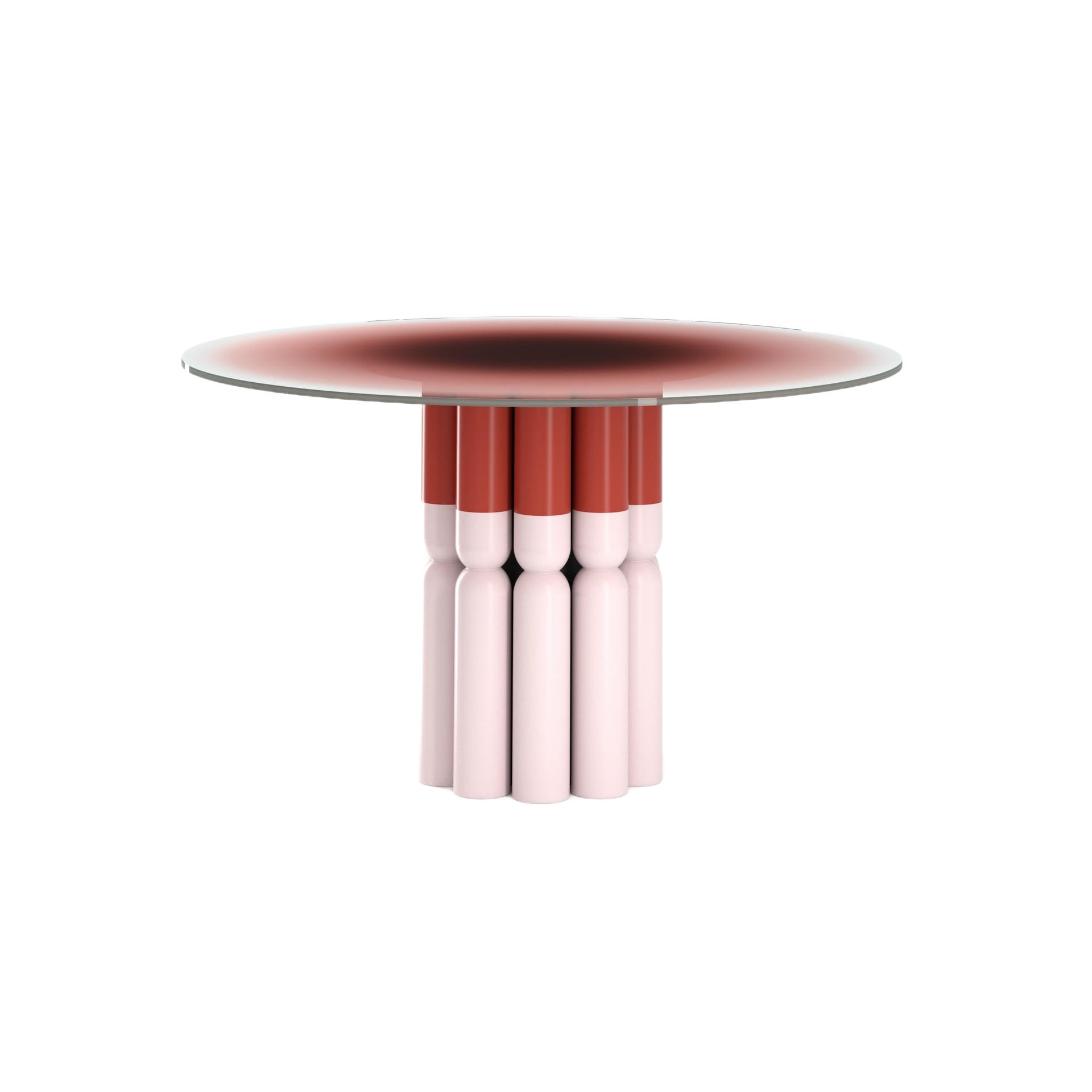 Red Happy Meal, Unique Dining Table by Studio Yolk 1