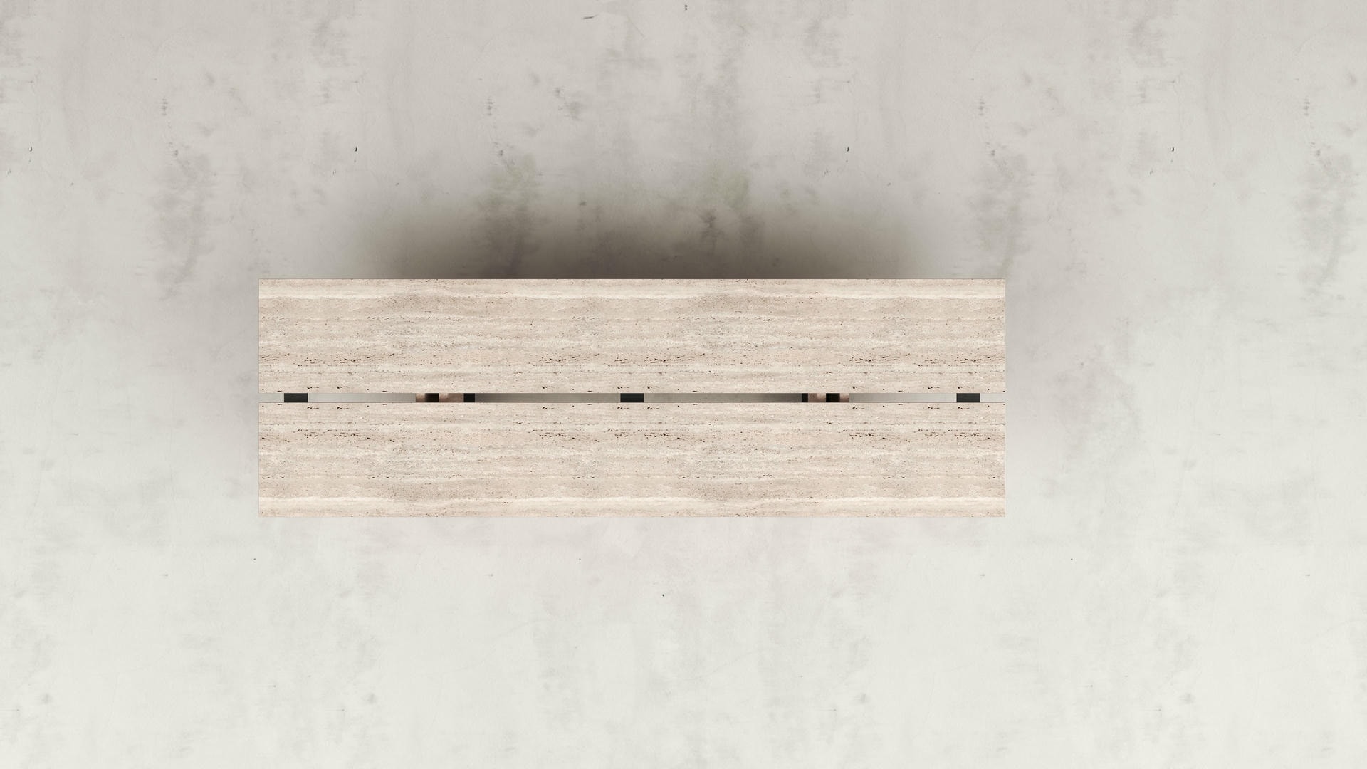 Rift Travertino Gririo Dining Table by Andy Kerstens 5