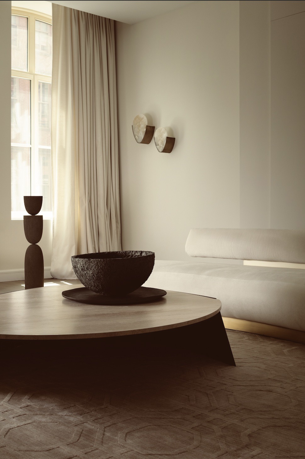 Teardrop Marble Wall Lamp by Atra Design 9