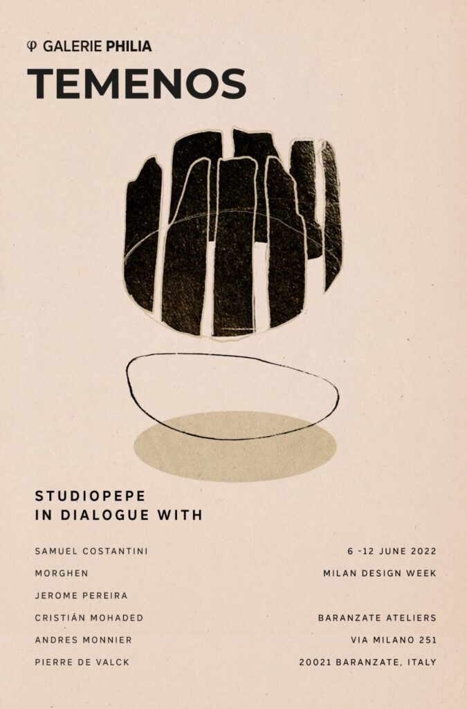 poster galerie philia temenos milan