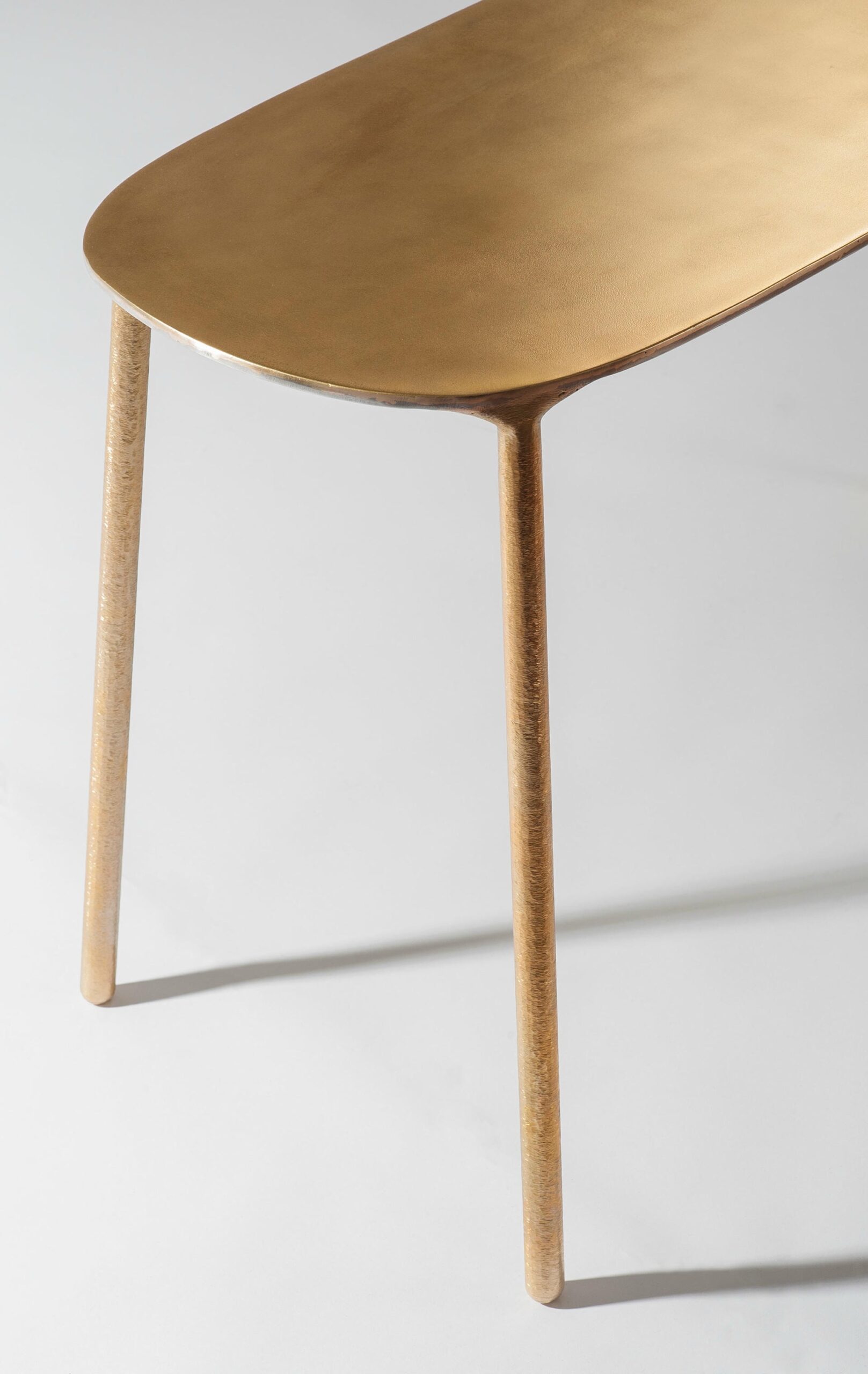 Brass and Steel Side Table by Lukasz Friedrich 6