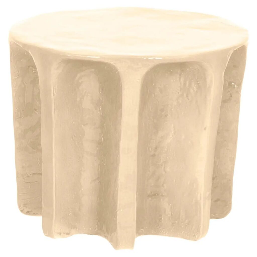 Chouchou Round Sand Coffee Table by Pulpo 1