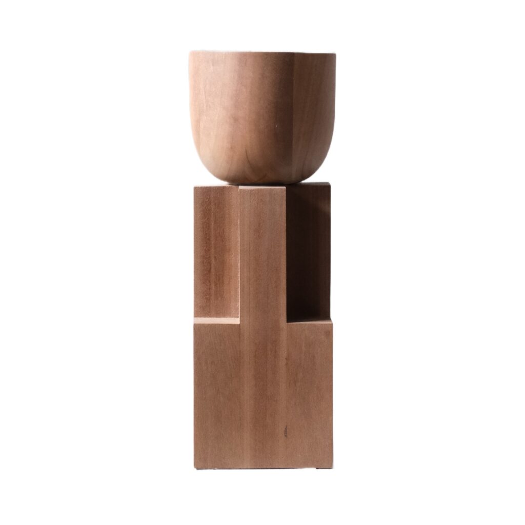 Goblet Bowl African Walnut by Declercq 1
