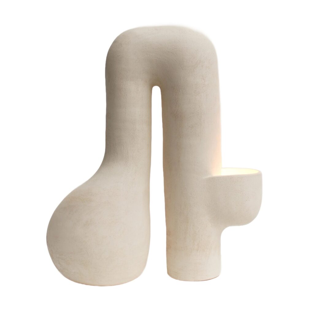 Horizon #5 Stoneware Lamp by Elisa Uberti 1