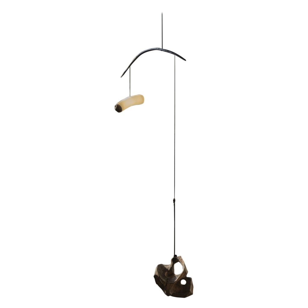 Unique Wood and Glass Nature Form Contemporary Art Lighting by Jérôme Pereira 1