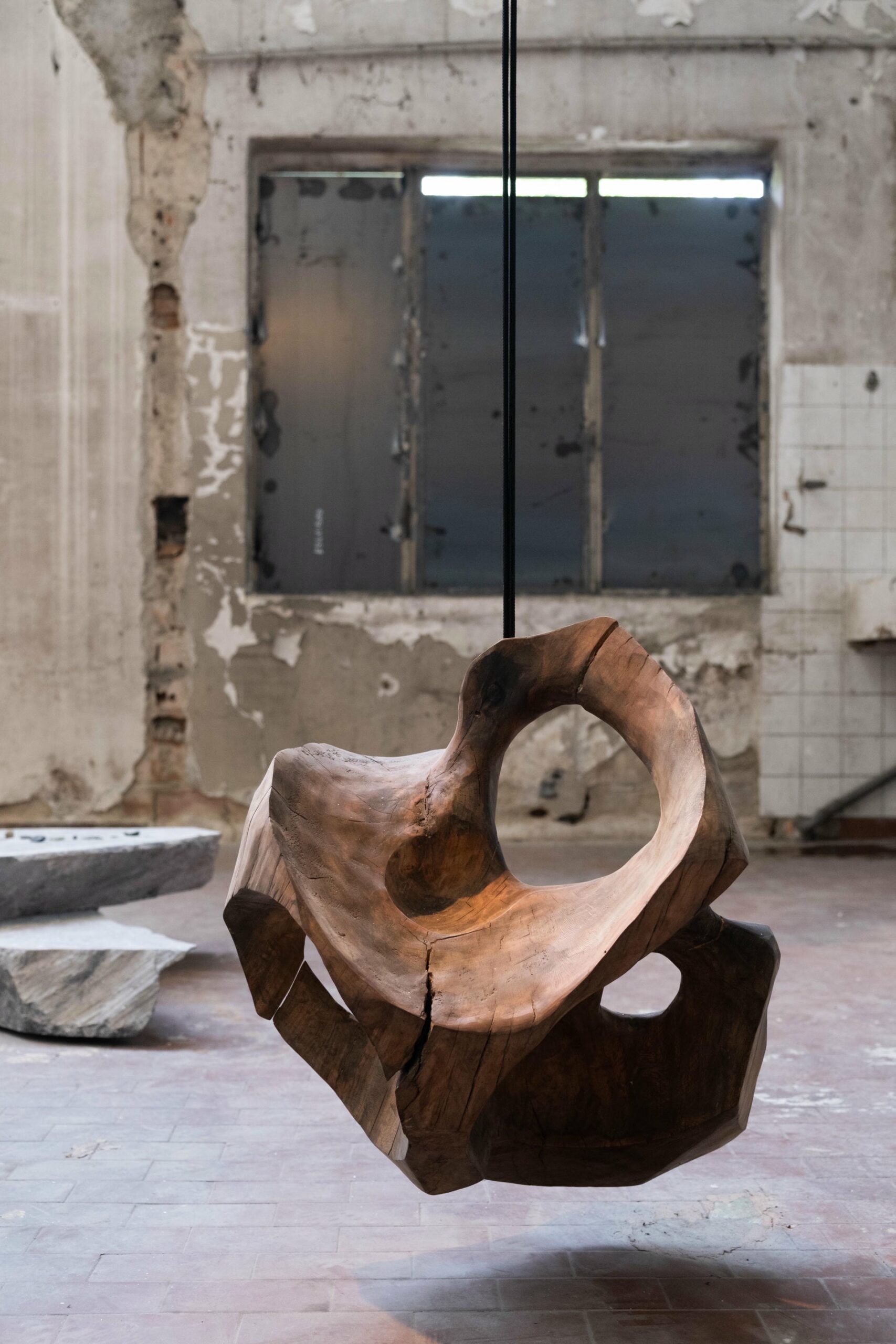 Unique Wood and Glass Nature Form Contemporary Art Lighting by Jérôme Pereira 9