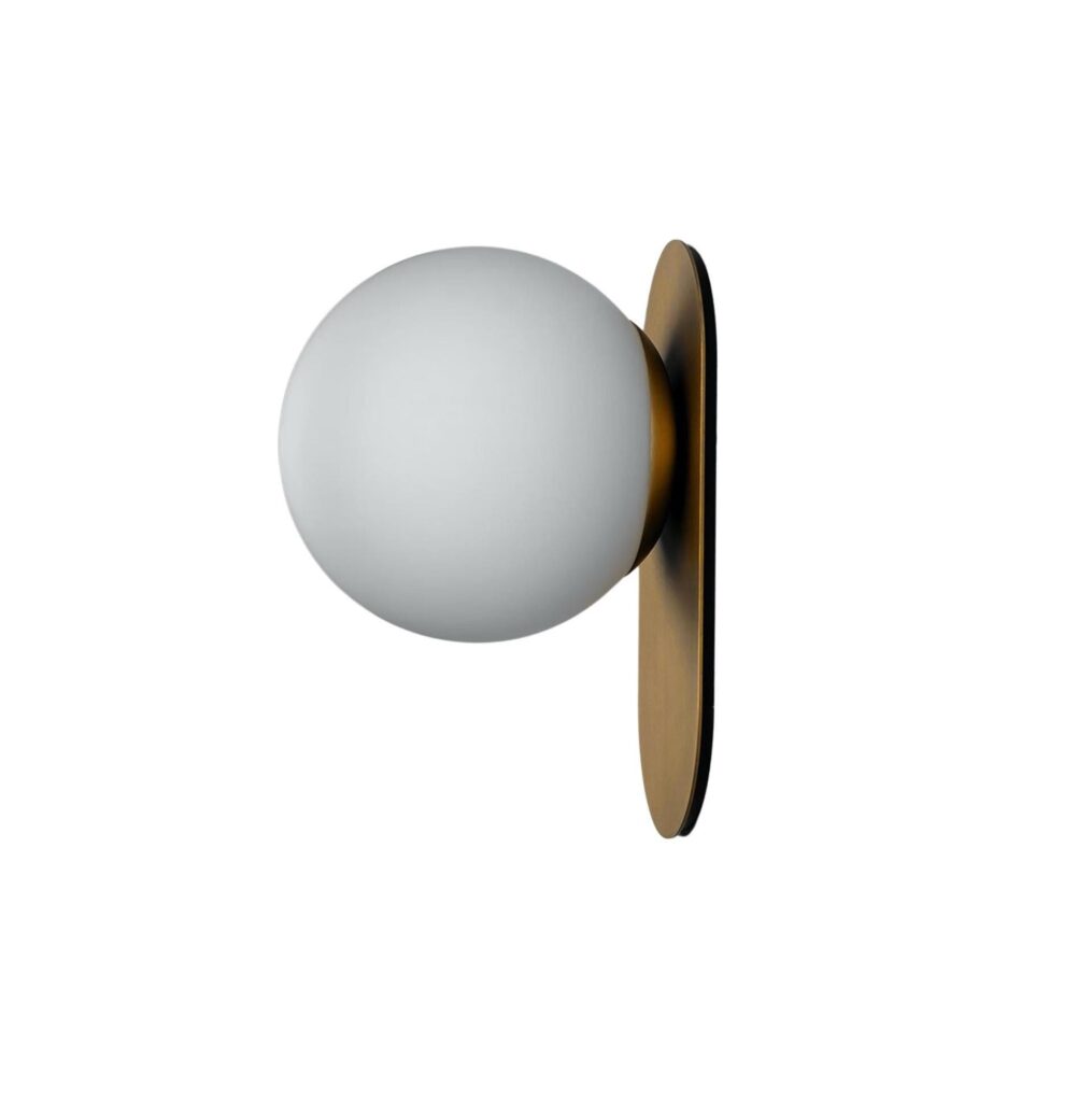 Gold Adrion Wall Sconce Sm by Schwung 1