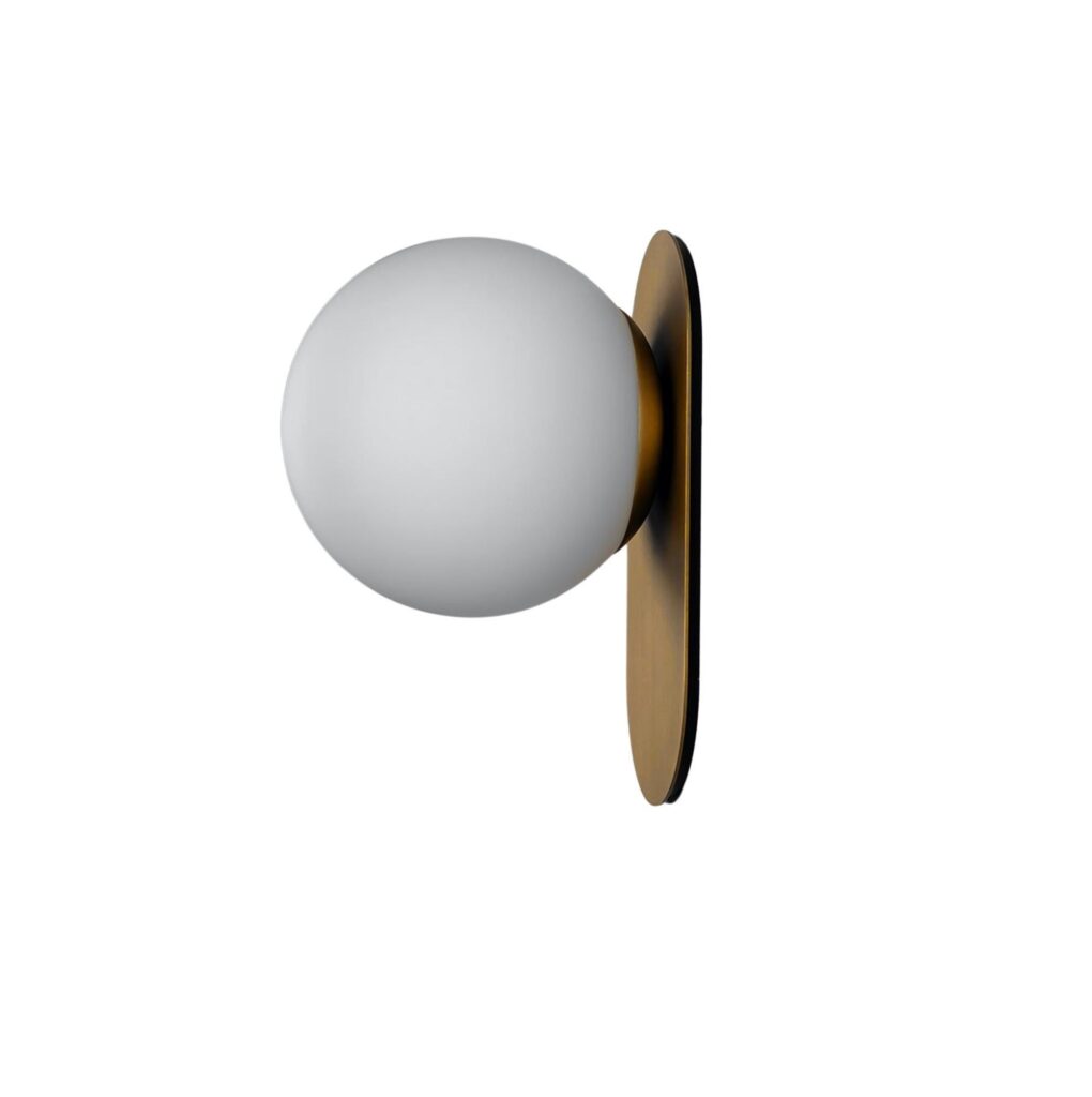 Gold Adrion Wall Sconce Sm by Schwung 1