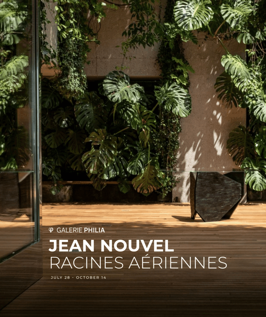 poster galerie philia jean nouvel racines aeriennes nice