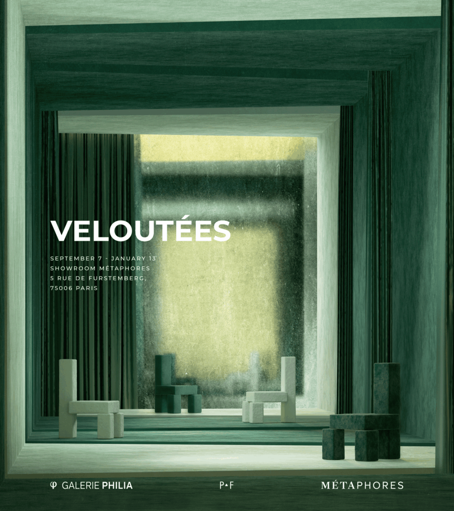 poster galerie philia veloutees paris