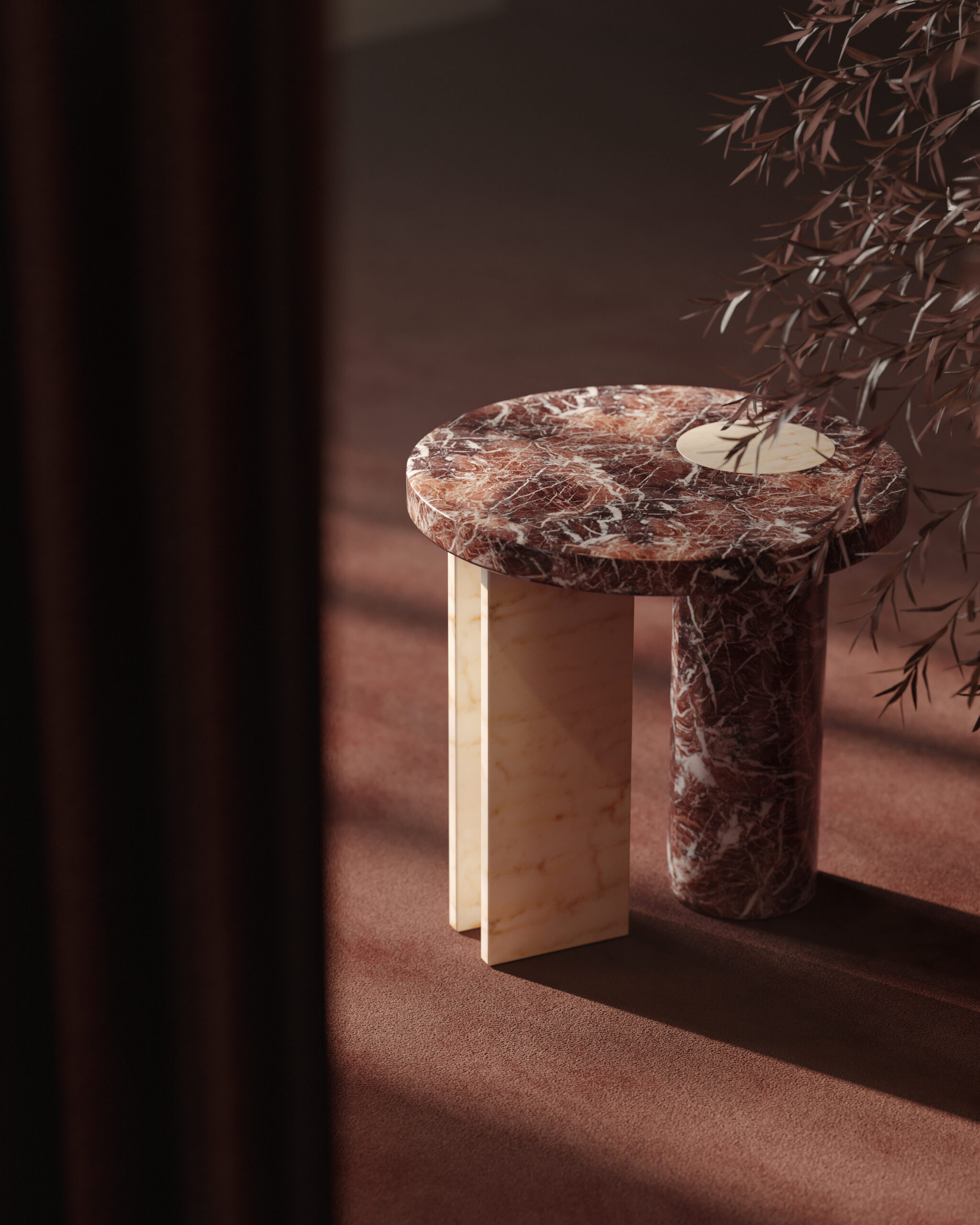 Salvante S1 Side Table by Piotr Dąbrowa 2