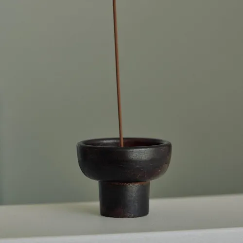 Blackened Incense Burner by Henry Wilson - PHILIA