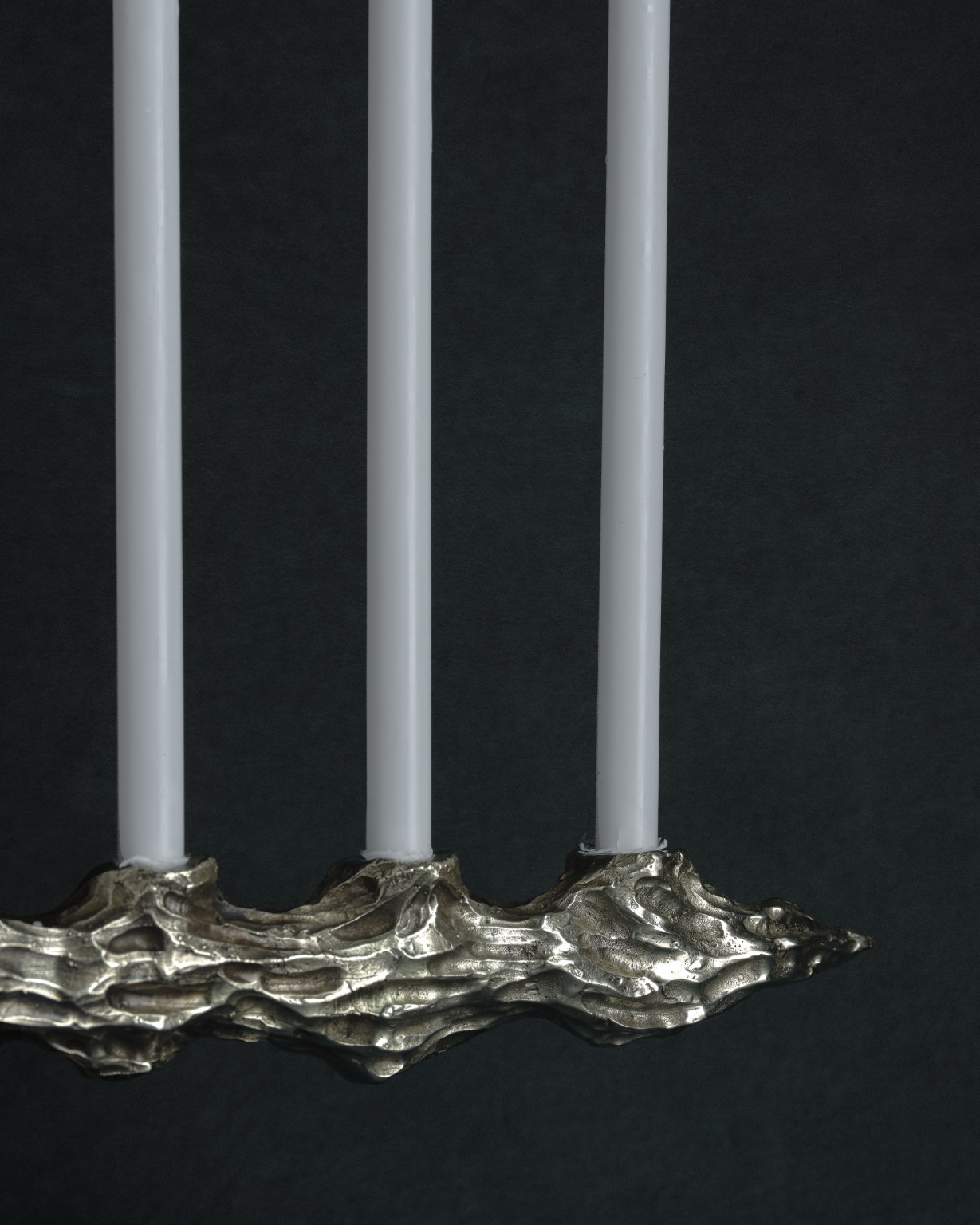Bronze Sculpted Hannukah Menorah by William Guillon 4