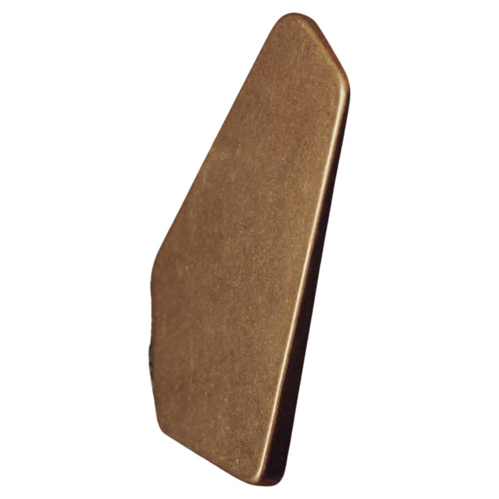 Contemporary Golden Solid Brass Gio Hook by Henry Wilson 1