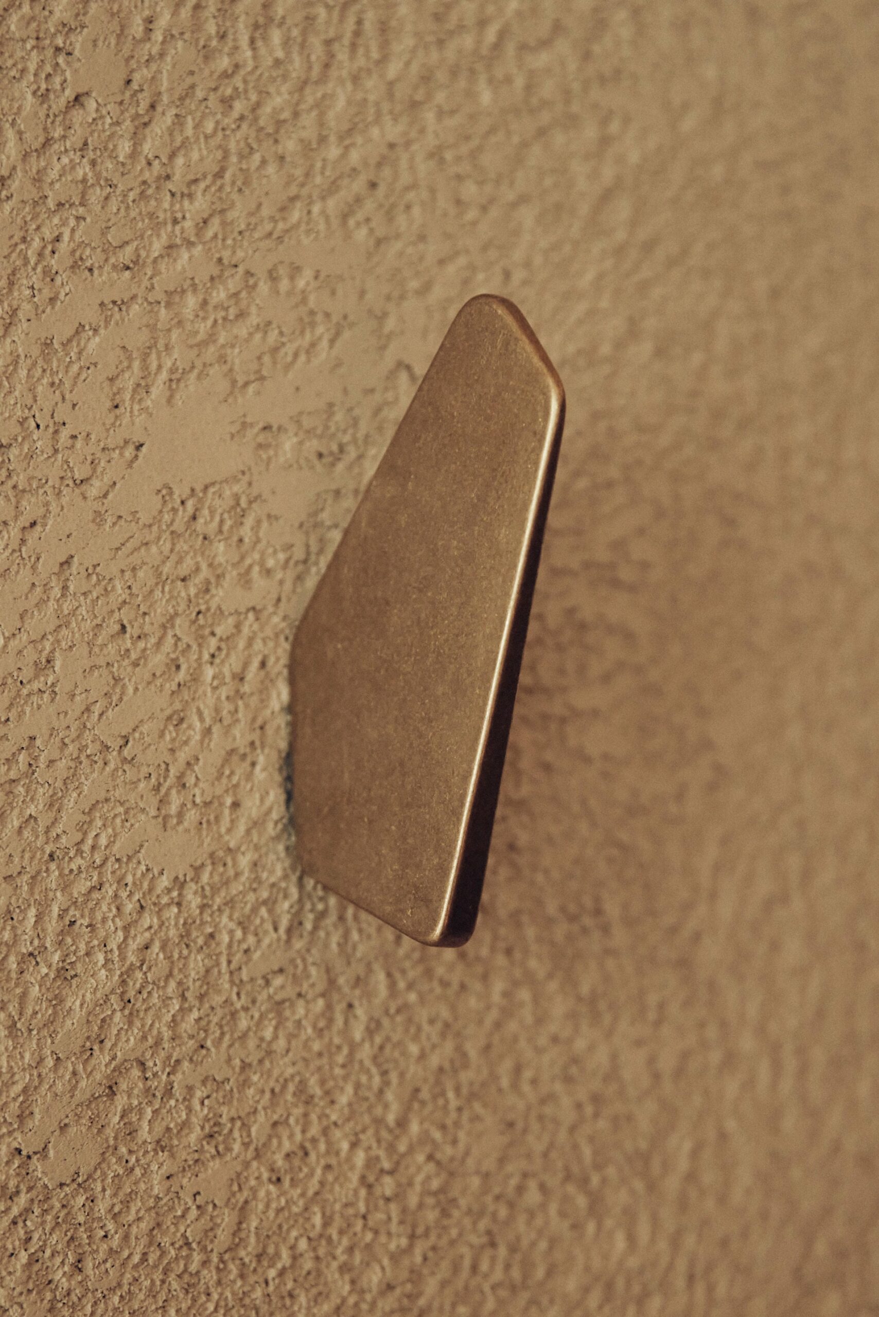 Contemporary Golden Solid Brass Gio Hook by Henry Wilson 2